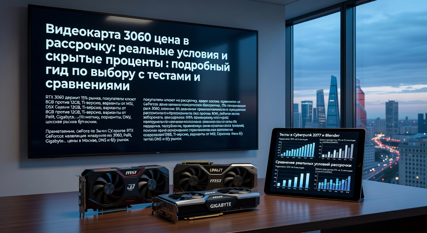 Видеокарта 3060 цена в рассрочку: реальные условия и скрытые проценты: подробный гид по выбору с тестами и сравнениями
