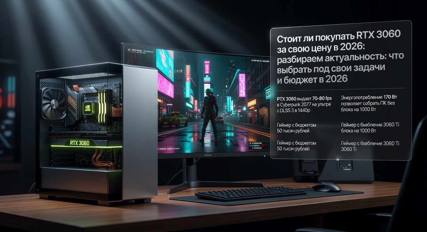Стоит ли покупать RTX 3060 за свою цену в 2026: разбираем актуальность: что выбрать под свои задачи и бюджет в 2026