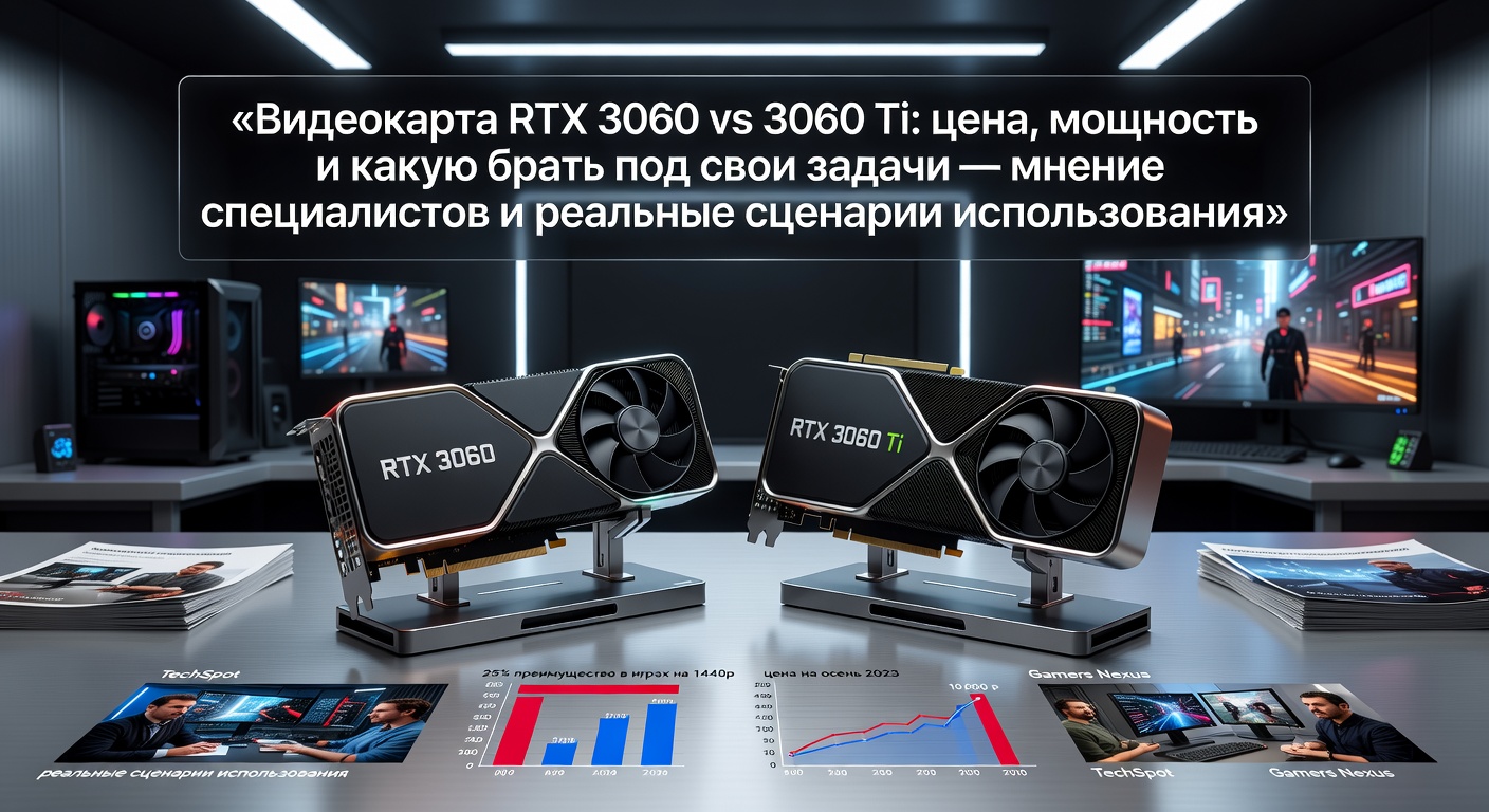 Видеокарта RTX 3060 vs 3060 Ti: цена, мощность и какую брать под свои задачи — мнение специалистов и реальные сценарии использования