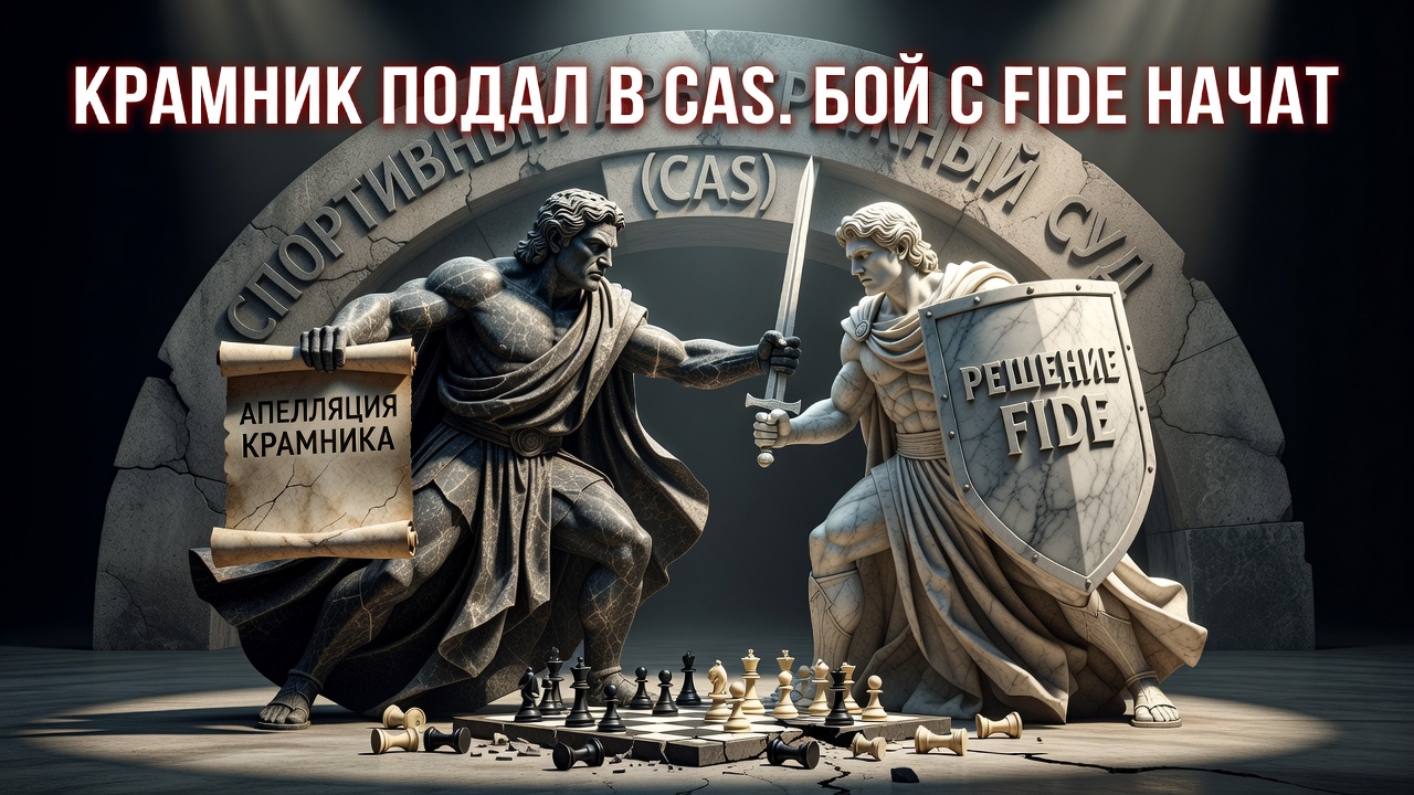 Крамник подал в CAS. Бой с FIDE начат