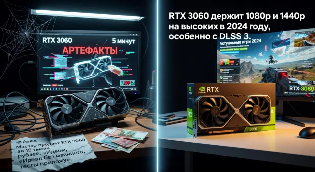 Чек-лист перед покупкой RTX 3060 по любой цене: 10 пунктов проверки — практический разбор с тестами в актуальных играх