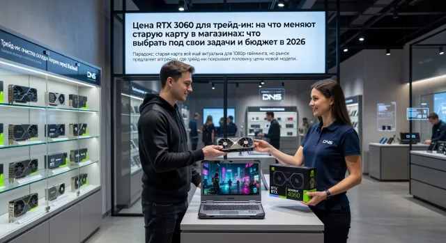 Цена RTX 3060 для трейд-ин: на что меняют старую карту в магазинах: что выбрать под свои задачи и бюджет в 2026