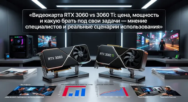 Видеокарта RTX 3060 vs 3060 Ti: цена, мощность и какую брать под свои задачи — мнение специалистов и реальные сценарии использования